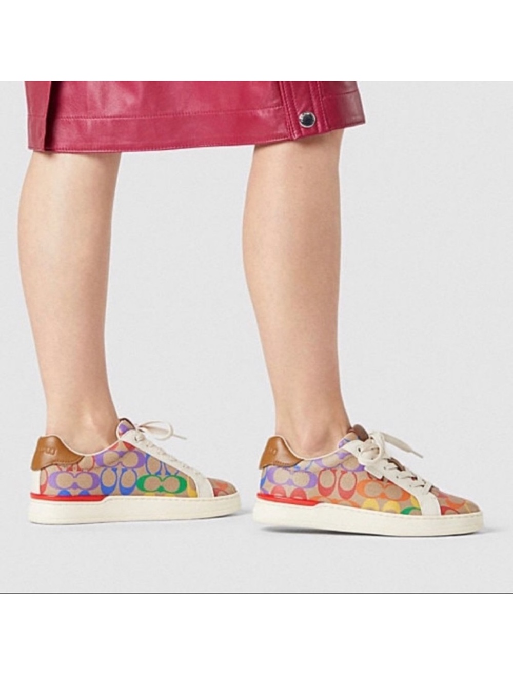 Coach Lowline Rainbow Pride Sneakers